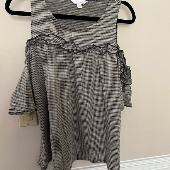 LC Lauren Conrad off the shoulder blouse size L - Picture 3 of 3